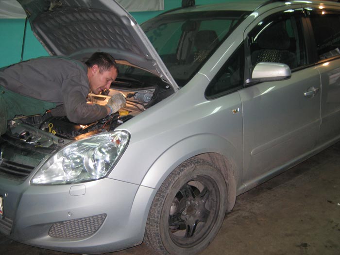 Установка ГБО Opel Zafira